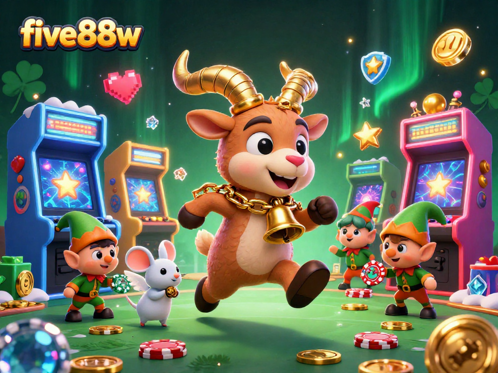 Experience five88w's festive holiday-horror casino with chaotic fun and lively characters.