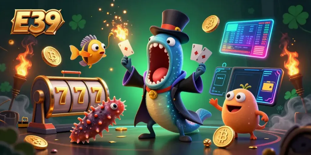 Khám phá E39 với trò chơi slot điện tử sống động và các biểu tượng may mắn.