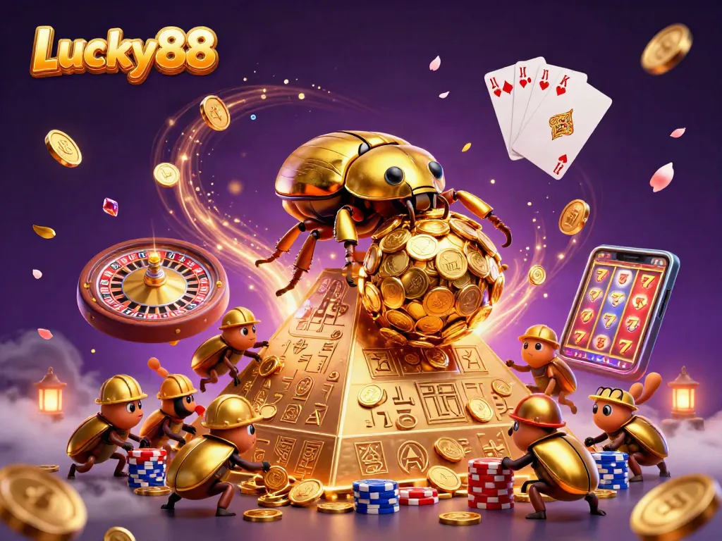Experience exhilarating wins with Lucky88 in an immersive 3D casino adventure.