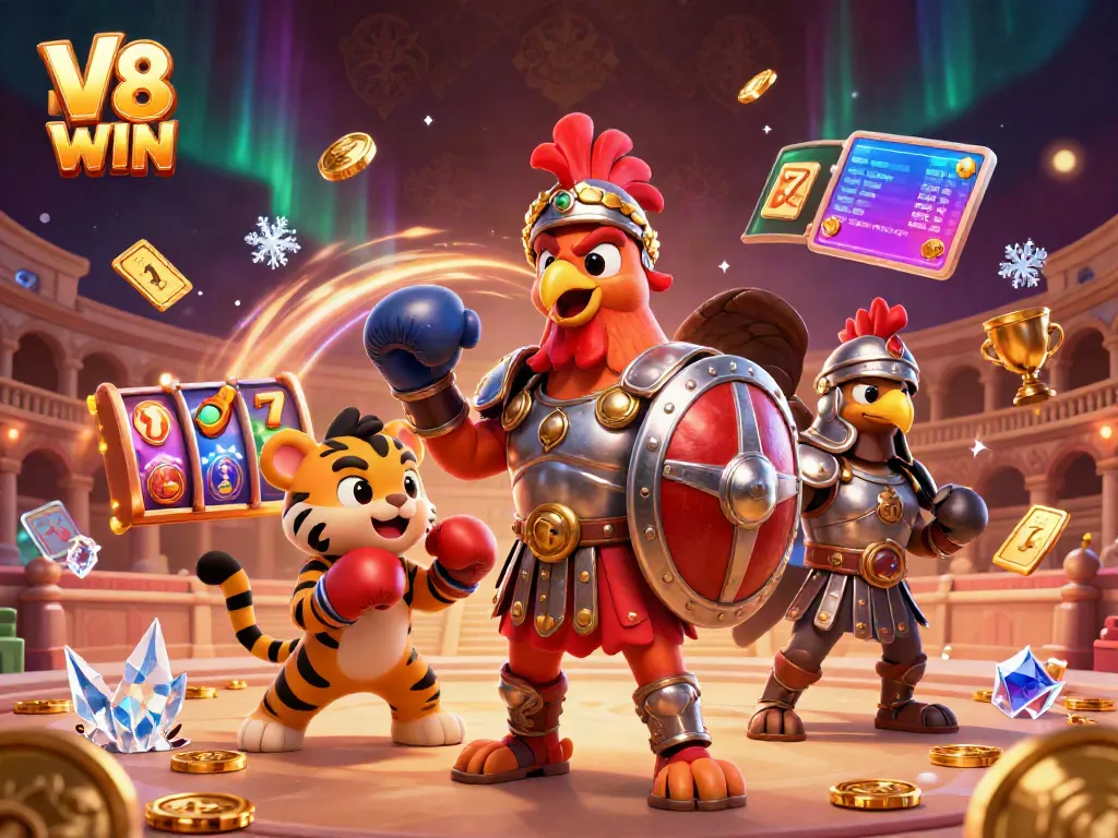 Experience the excitement of V8 WIN casino games with dynamic visuals and thrilling elements.